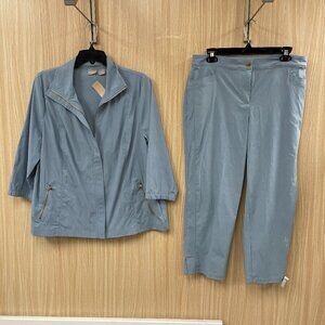 Chico's Blue Jogging Suit Size L